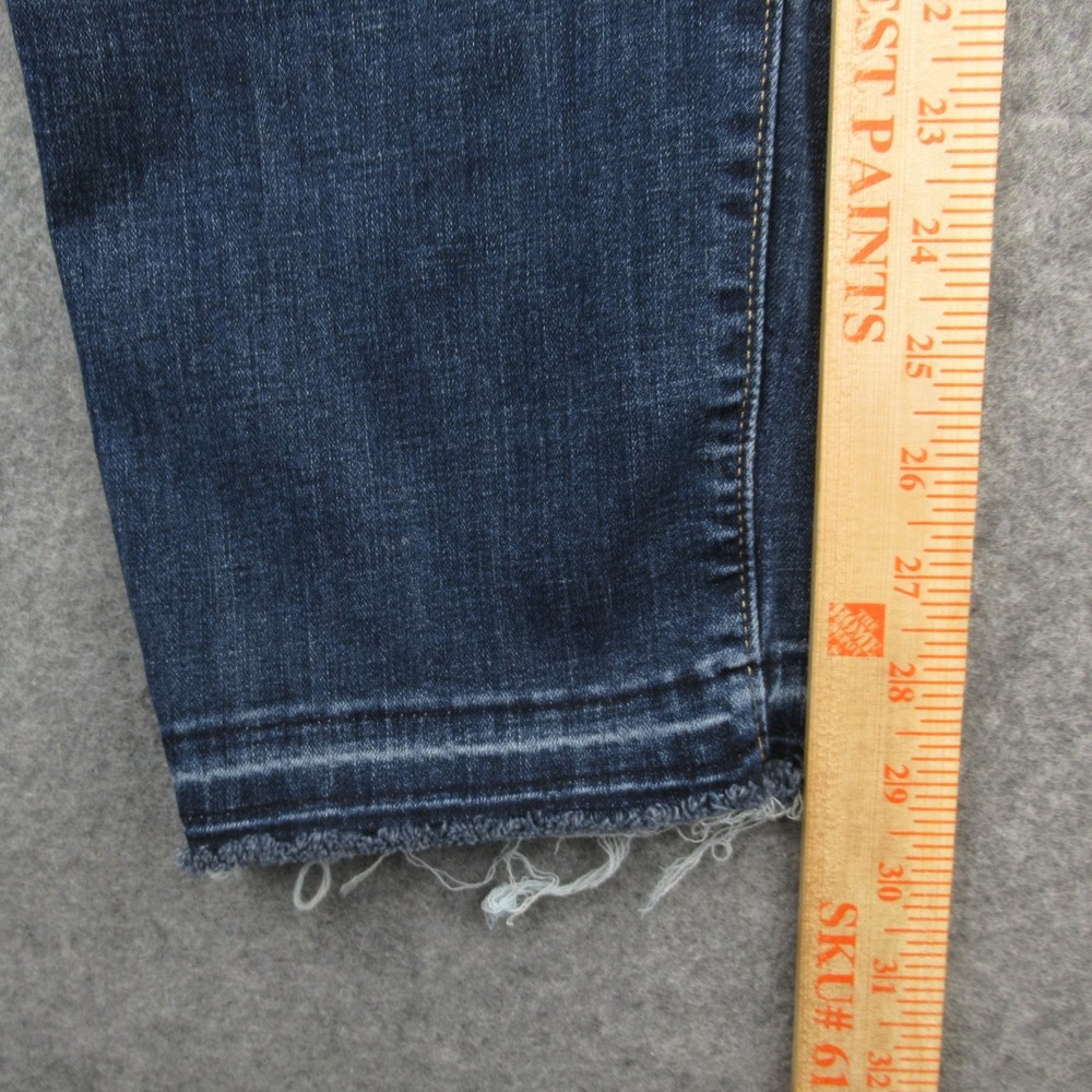 Levi's 711 Skinny Women's Jeans 26W Blue Distressed Stretch Denim - Picture 9 of 16